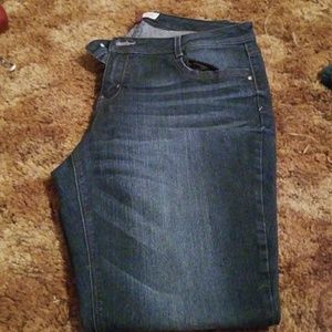 Women's dark blue jeans